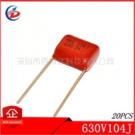 20PCS CBB capacitor 630V 104J 100NF 104J630V P15