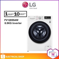 LG FV1285S4W Washing Machine 8.5KG Inverter AI Direct Drive Washer, Steam Mesin Basuh