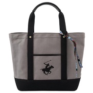 [Beverly Hills Polo Club] BEVERLY HILLS POLO CLUB Tote Bag BH1008N Women's L Size GR/BK/BK Gray x Bl