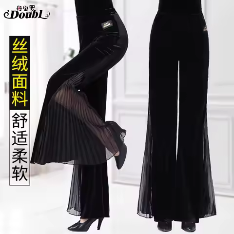 Ballroom Dance pants Lady's Tango Waltz Dancing costumes Women Ballroom Dance Competition pants