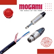 MOGAMI 2549 FLEXIBLE 22AWG OF MIC CABLE 6MM WITH NEUTRIK XLR FEMALE TO 6.3MM MONOJACK