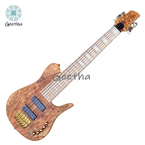 Musical Instruments Bass Guitar 6 Strings Electric Bass Guitar Neck Through Bass