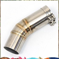 Slip on for  959 Panigale 60mm Motorcycle Exhaust Middle Link Pipe Escape Stainless Steel Muffler