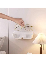 掛壁式,無需穿孔裝飾眼鏡收納盒,可放置在近視霧陽牆面展示,高端太陽眼鏡收納架