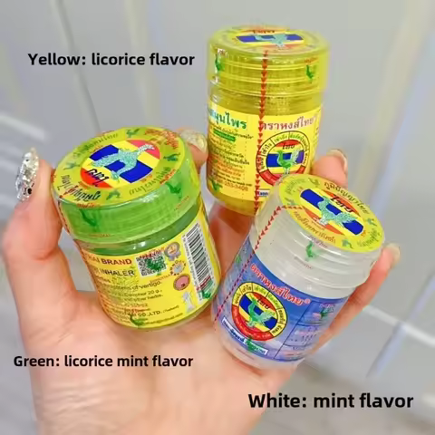 5/3/1pcs Mixed Flavor Thailand Traditional Herbal Peppermint Nasal Cannula ,Carsick,Nasal Congestion