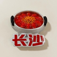 Hunan Changsha Crayfish Three-dimensional Painted Refrigerator Food Play Tile Chinese Tourism Food S