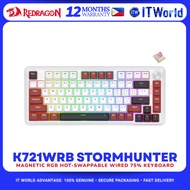 Redragon K721WRB Stormhunter Magnetic RGB Hot-Swappable Wired 75% Keyboard UltraMag Rapid Trigger it