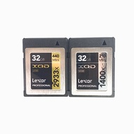 Lexar XQD Memory Card 32GB 440MB/s (2933x) | XQD Lexar 32GB 210MB/s (1400x) likenew