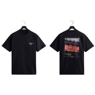 เสื้อยืดคอกลมแขนสั้นผ้าฝ้ายแท้ Kith Tokyo Lanterns/Boro Logo Tee ทรงหลวม แฟชั่นฤดูร้อน สำหรับทุกเพศท
