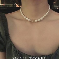 Korean STYLE PEARL CD NECKLACE