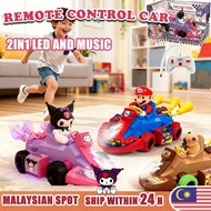 Kuromi 2.4G RC Car for Kids Toys 1:16 Remote Control Car With Light & Music & SPRAY Kart Toys