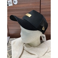 NE 9 Forty A NE Script Metal Rose Gold Plate Rectangle Jepun Black Cap Baseball Cap Snapback Adjusta