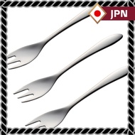 Aux Oaks TSUBAME Smooth Fork Set of 3 Stainless Steel Made in Japan Dessert Cake Japanese Sweets
