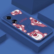 New Case OPPO A17K F5 F5 Youth F7 F9 F9 Pro F11 F11 Pro Reno 2 Case Strawberry Bear Soft Silicone Phone Case