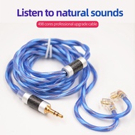 KZ Upgrade 498 Core Professional Headone Cord 3.5MM Headset 0.75MM Gold Plated C Pin Wired Earone essories ZAX/ZS10 Pro