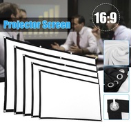 16:9 Projector Screen Fabric 100 120 Inch Screen Projection Portable Reflective Cloth For Xgimi H3 H2 YG400 For MI Beame