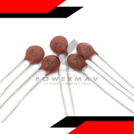 5pcs 39pf ceramic Capacitor 39 pf 39 Ceramic Capacitor 50v 39pf Red DIP Capacitance for pcb