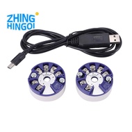 Programmable Thermocouple RTD PT100 to 4-20MA Converter TC RTD Input 4-20MA Output Head-Mounted Temp