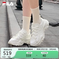 FILA 斐乐官方女鞋SOFIA CANVAS摩登帆布2024春季厚底休闲鞋