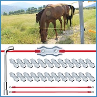 Electric Poly Rope Connectors Wires Splicer Tool M5 Connector Kit Agricultural Electric Rope Fencing