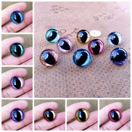 DINGYIFENGY Safety Eyes for Amigurumi, Stuffed Animal Eyes 12mm Safety Eyes for Crochet, 3D Diy Glit