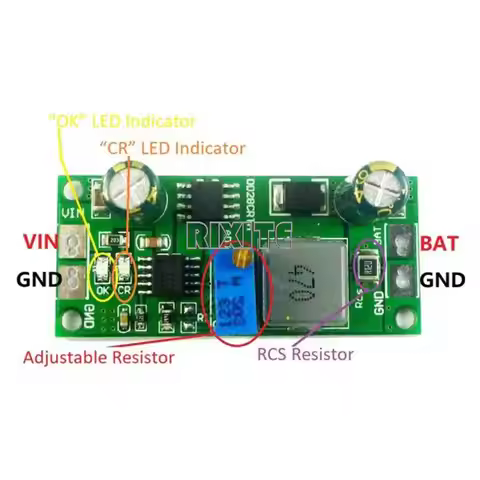 1A 3.7-18.5V Charging Board For Lithium Batteries Or Lithium Battery Packs Battery Charger Module DD
