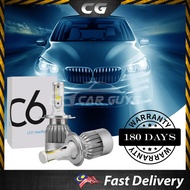 CarGuys C6 Headlight LED H1 H3 H4 H7 H11 9005 9006 Fog Light Bulb Fog Lamp H7 2pcs