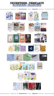 ALBUM ONLY SEVENTEEN OFFICIAL An Ode Heng Garae Semicolon Your Choice Attaca - Mingyu Wonwoo Vernon 