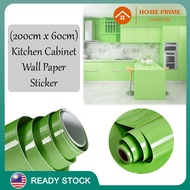 HOME PRIME Kitchen Cabinet Wall Paper Sticker (200cm x 60cm) Waterproof Kitchen Cabinet Furniture Se