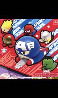 全新 Marvel 扭蛋 蜘蛛俠 綠巨人 Capital Marvel 無限手套 筆筒 4款