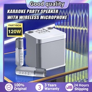 Karaoke bluetooth speaker with microphone wireless microphone speaker portable mini speaker dual mic