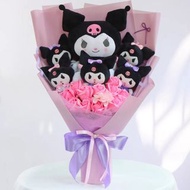 Kuromi 公仔花束 庫洛米 畢業 生日 情人 節日 週年 紀念 花束 送禮 禮物