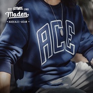 MADEN brand workwear style 2024 autumn new mens youth American casual letter embroidery hoodie colle