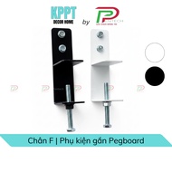 {Express} F-shaped desk clamp attached to Pegboard attached to the table| Pegboard accessories, perf