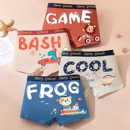 Children Children's Underwear Boys Boxer Class a Pure Cotton Medium Large Children's Boxer Shorts Ki