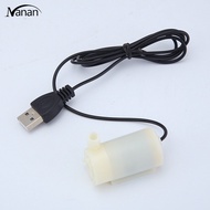 Nanan 5V จอ Dc 12V ปั้มน้ำพุ USB ขายดี1M สาย DC Mute 3V5V6V Mini ปั๊มน้ำแบบจุ่ม