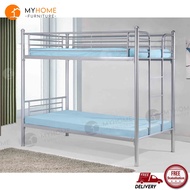 [Bulky] Metal Double Decker Bed (FREE DELIVERY AND INSTALLATION)