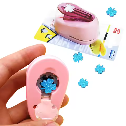Mini Scrapbook Punches 7*4.6cm Handmade Cutter Card Craft Calico Printing DIY Four-leaf Clover Paper