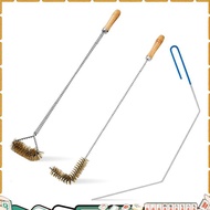 3 Pcs Fryer Cleaning Tools,Stainless Steel Deep Fryer Cleaning Tools,Basket Fryer Brush,Air Fryer Cl