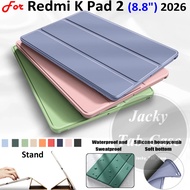 For Xiaomi Redmi K Pad 2 8.8" Folding Stand Flip Cover K Pad2 KPad2 8.8 inch 2026 Soft Silicone PU L