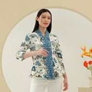 Batik Tops 292P ACC/ Women's Batik Blouse/ Batik Uniform/ Couple Batik/ Couple Batik/ Family Batik