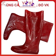 Short boots with red body and red sole, size 35-43, wading boots, work boots