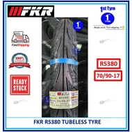TAYAR FKR TUBELESS TYRE RS380 (MAXXIS DIAMOND) 70/90-17 { NEW DIAMOND } [ TAYAR 2025 ]