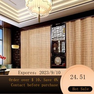 NEW Bamboo Curtain Folding Sliding Door Curtain Bamboo Curtain Door Partition Japanese Style Door Curtain Shop Sliding