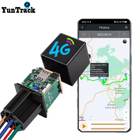 New 4G Relay GPS Tracker Hide Car Cut Off Oil Tracking CJ730Plus ACC Status Towed Away Location Call