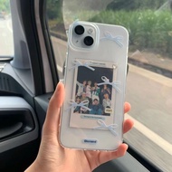 HP Y2K Coquette Style biru Case Infinix Tecno Spark G0 3 2 Hot 60 Pro Plus 60I Note 50 Pro 40I Smart