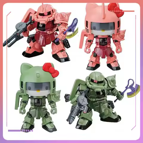 Hg 1/144 Kt Ms-05 Cartoon Character Kitty Assembly Action Figures Robot Plastic Model Children'S Edu