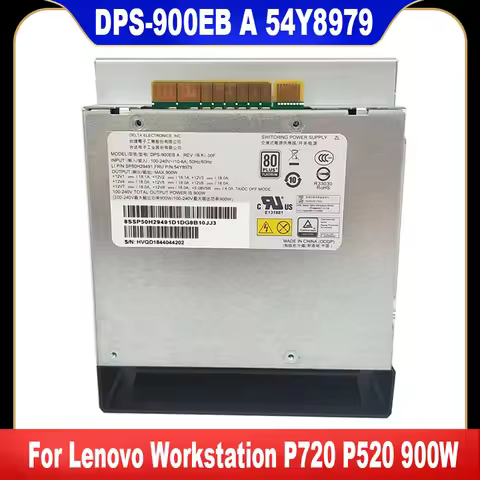 DPS-900EB A 54Y8979 PSU New Original For Lenovo Workstation P720 P520 900W Power Supply High Quality