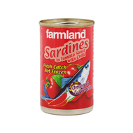 Farmland Sardines In Tomato Sauce With Chilli 155g