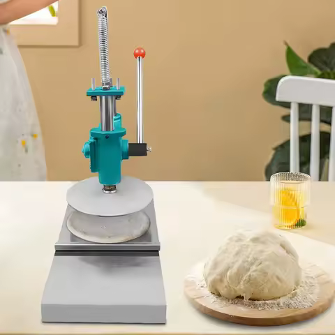 Commercial Pizza Dough Press Manual Pizza Crust Press Machine Heavy Duty Height Adjustable Pizza Dou